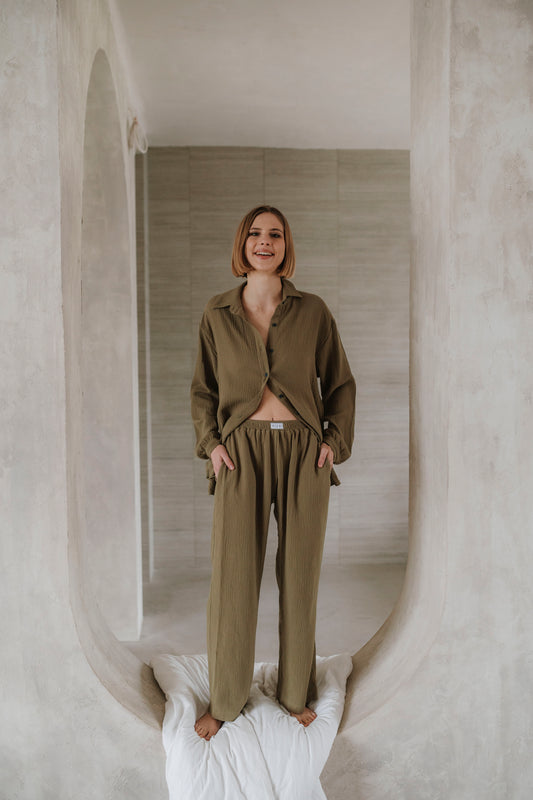 BALI double gauze pyjama shirt