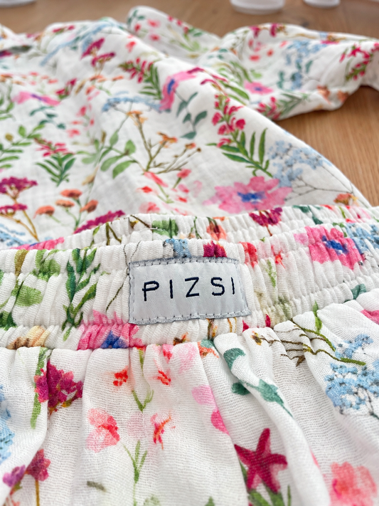 Double gauze set - Floral